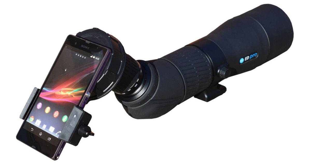 Telescope With Cell Phone Adapter