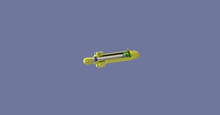 3 Stage Telescopic Hydraulic Cylinder Double Acting